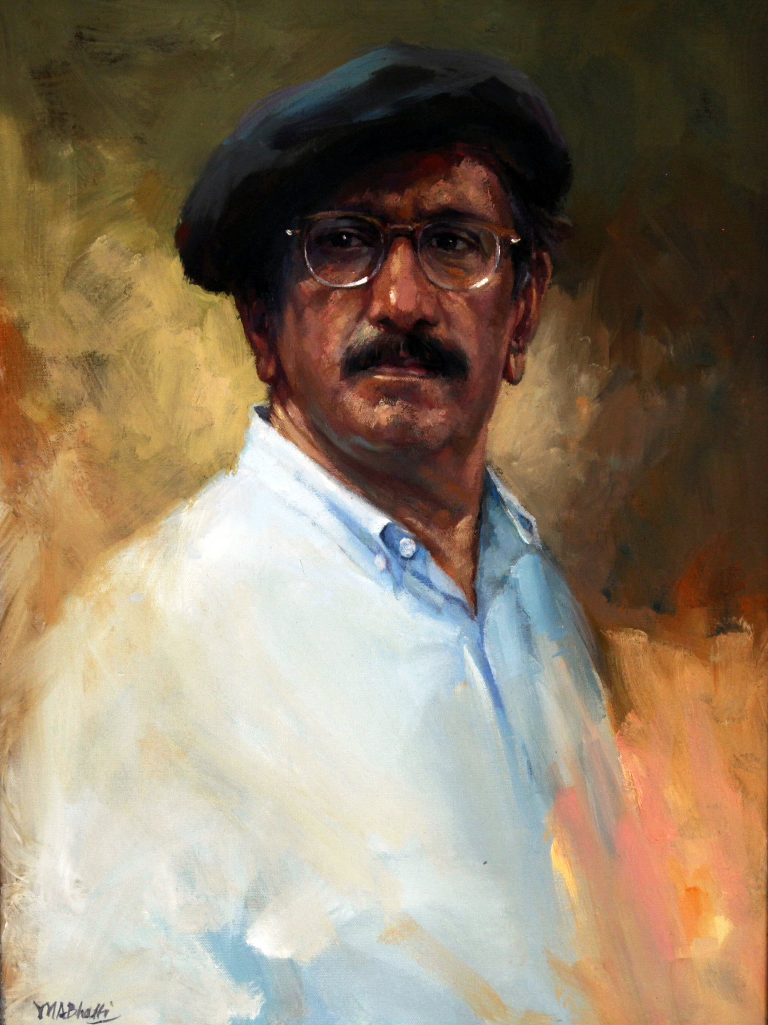 Self Portrait Oil on Canvas 24 X 18 (2018)